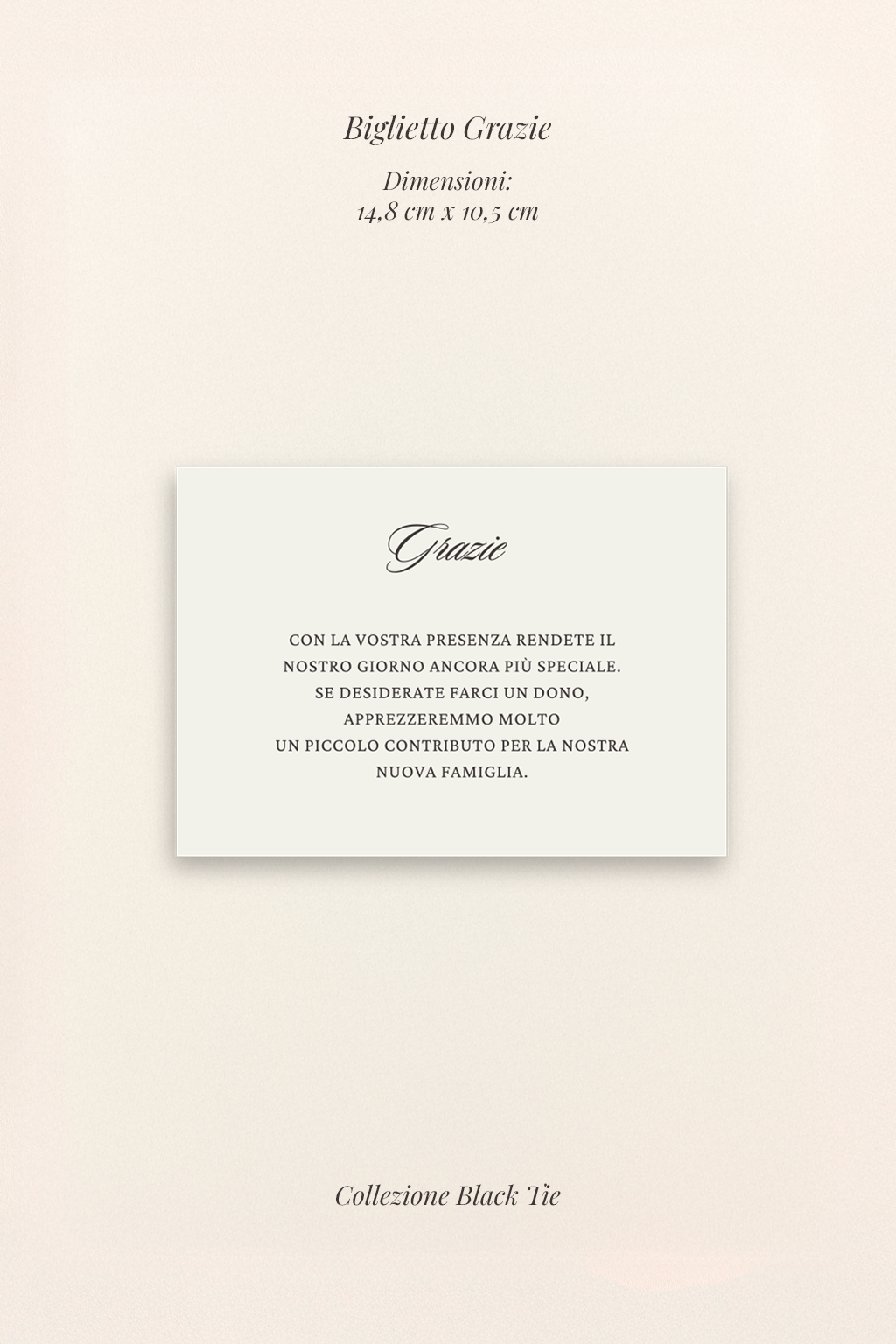 Partecipazioni di matrimonio digitali — Collezione Black Tie