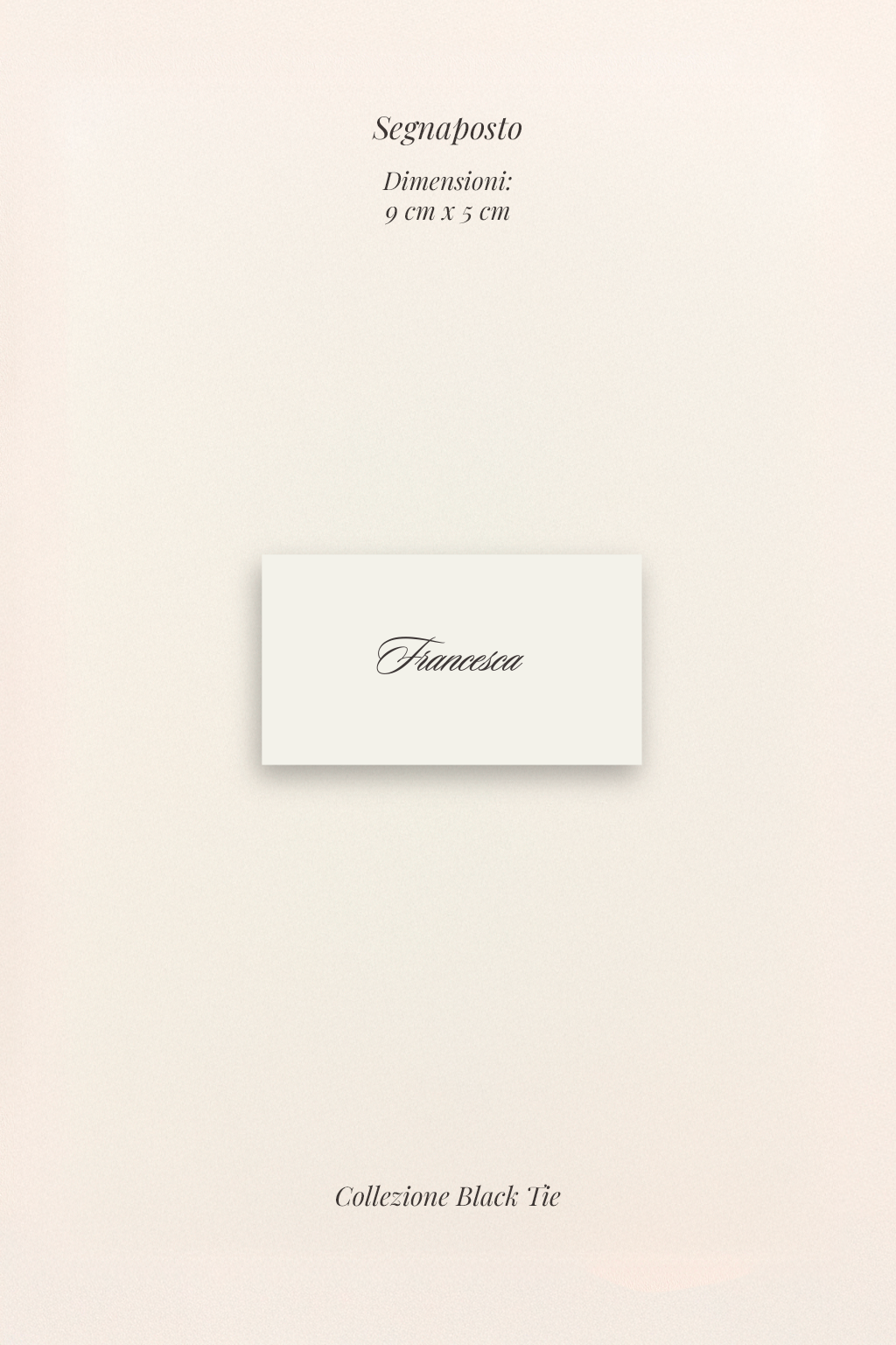 Partecipazioni di matrimonio digitali — Collezione Black Tie